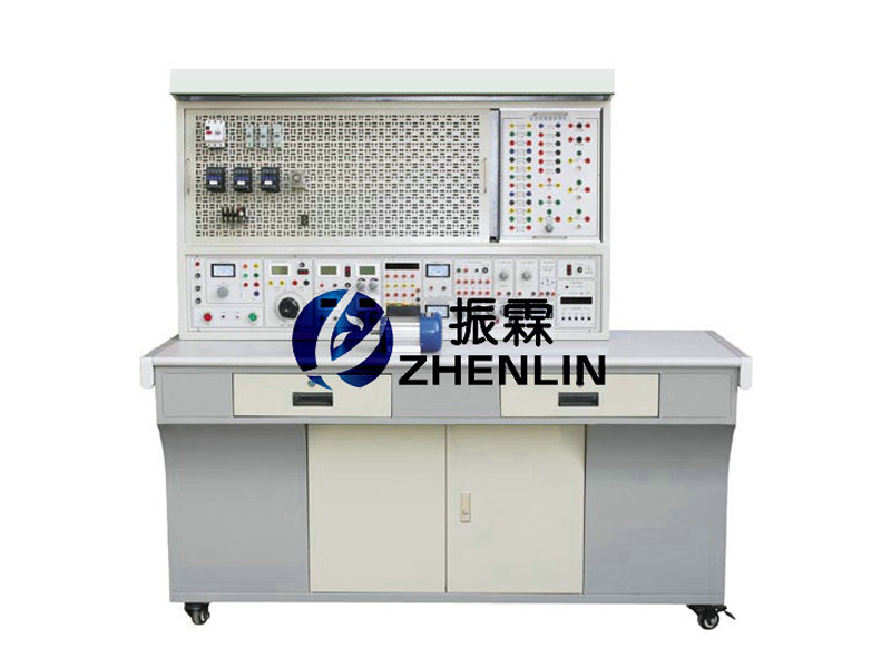 這一款是上海振霖教學(xué)設(shè)備公司生產(chǎn)的ZLCB-806型初級電工技術(shù)實驗裝置。